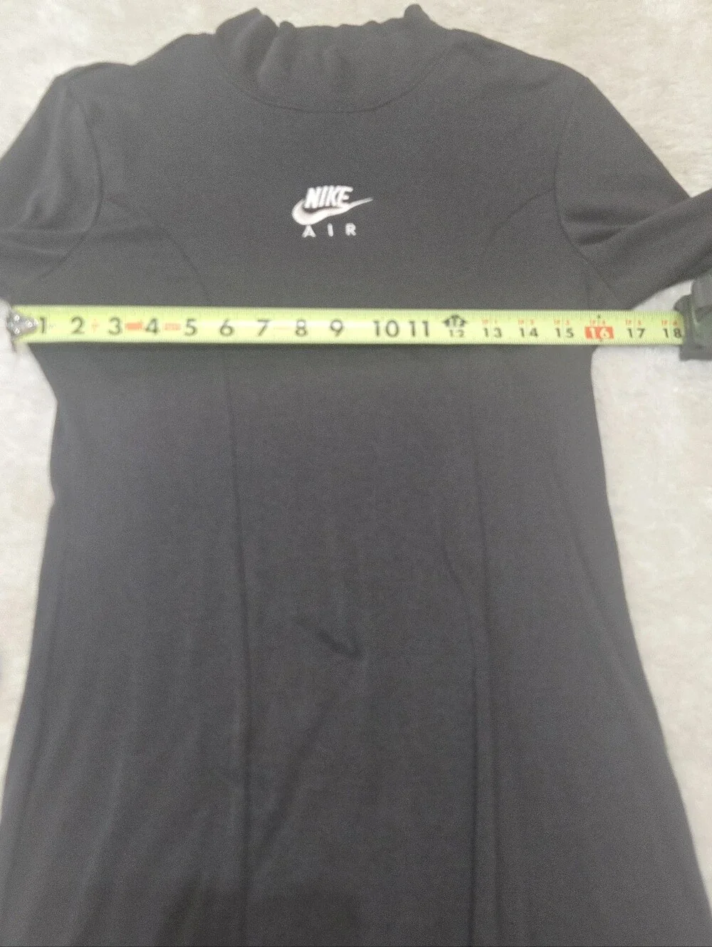Nike Air Mock Neck Long Sleeve Streetwear Sporty Athleisure Bodycon Dress, M